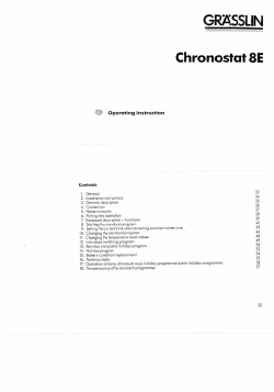 Grässlin Chronostat 8E