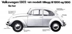 Volkswagen Beetle VW 1302